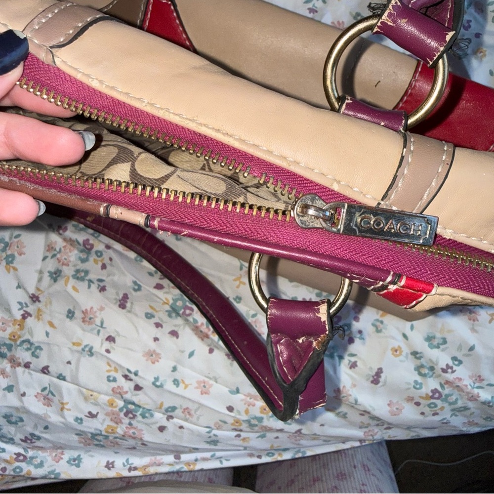 Coach Multicolor Patchwork Leather Tote Shoulder … - image 15